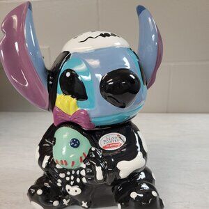 Disney Lilo And Stitch Halloween Cookie Jar Skeleton Costume Cookie Jar